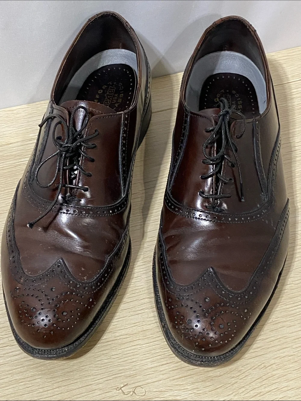 Dexter Men's Dark Brown Wingtip Brogue Oxfords